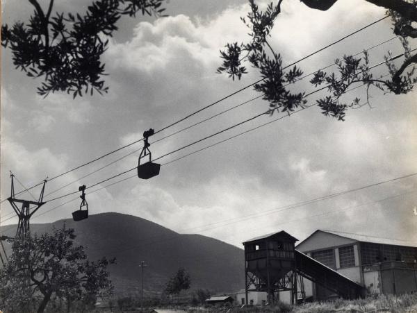 Gavorrano - Miniera di pirite - Teleferica