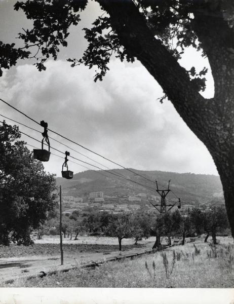 Gavorrano - Miniera di pirite - Teleferica