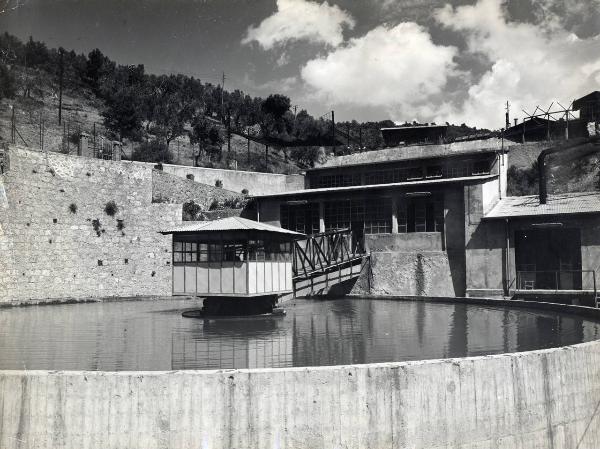 Gavorrano - Miniera di pirite - Impianto di flottazione - Decantatore Dorr