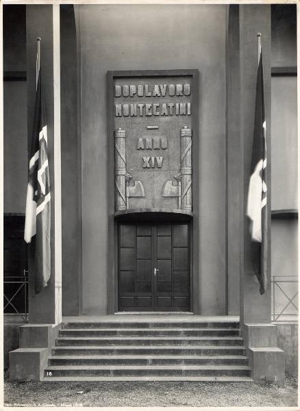 Niccioleta - Miniera di pirite - Edificio del Dopolavoro - Ingresso