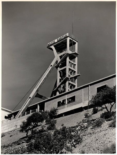 Montevecchio - Miniera di blenda e galena - Impianti di levante - Pozzo Sartori