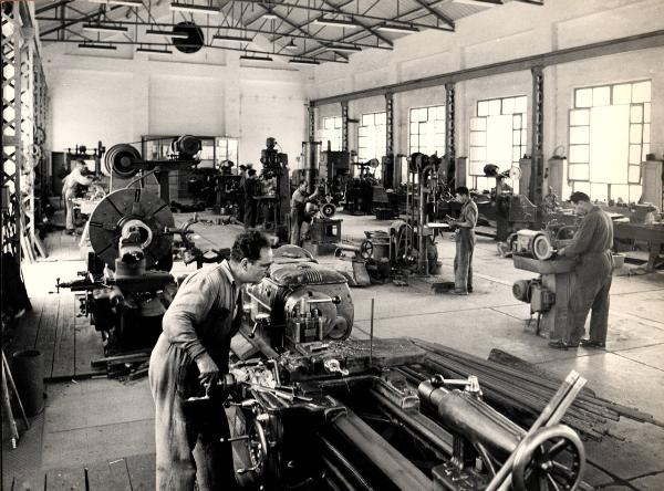 Montevecchio - Miniera di blenda e galena - Officina meccanica