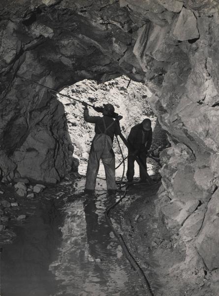 Montevecchio - Miniera di blenda e galena - Cantiere in coltivazione