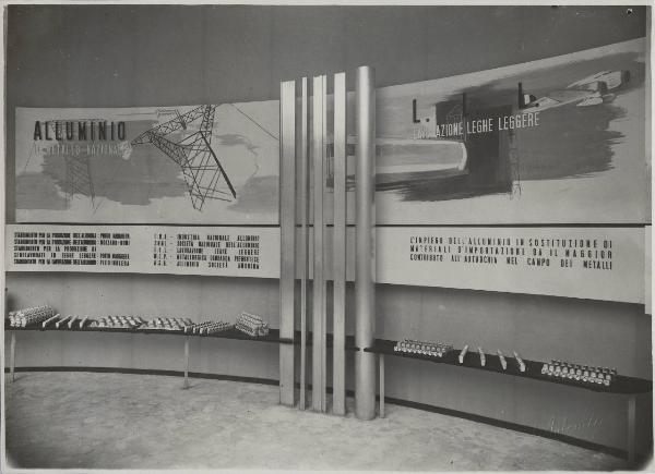 Bari - Fiera del Levante del 1938 - Padiglione Montecatini - Pannelli illustrativi