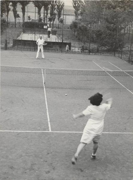 Campo da tennis - Partita - Campo da bocce - CRAL (?)