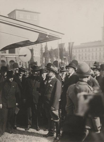 Roma - Fiera - Esposizione prodotti Montecatini - Benito Mussolini