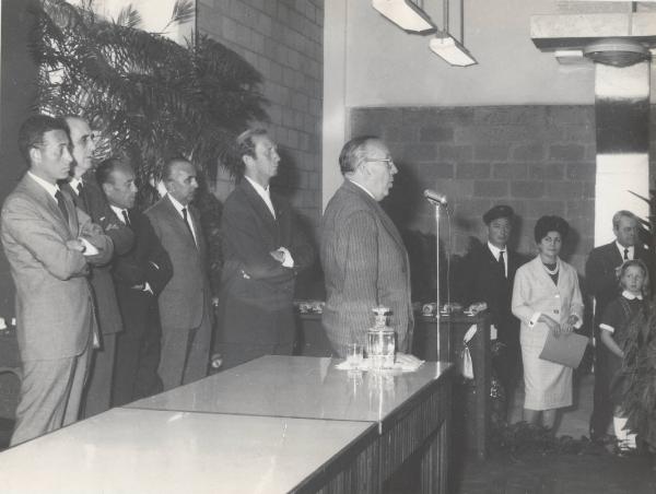 Pallanza - Rhodiatoce - Premiazione "Anzianissimi e Anziani" - Amministratore delegato Gustave Lecomte