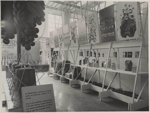 Bari - Fiera del Levante del 1949 - Stand espositivo Montecatini dedicato agli insetticidi