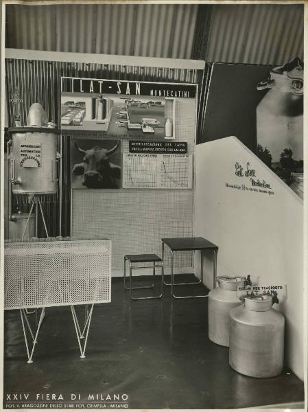 Milano - Fiera campionaria del 1946 - Stand Lat San Montecatini