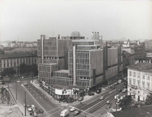 Milano - Tecnimont - Nuovo palazzo via Montegrappa - Veduta dall'alto