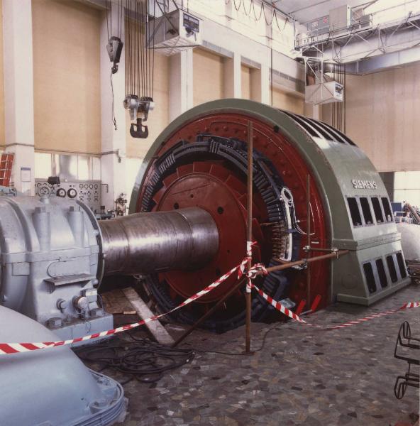 Lasa - Centrale idroelettrica - Cantiere - Revisione turbine - Turbina Siemens