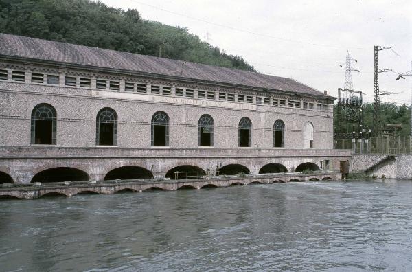 Cornate d'Adda - Centrale idroelettrica Bertini - Restituzione dell'acqua