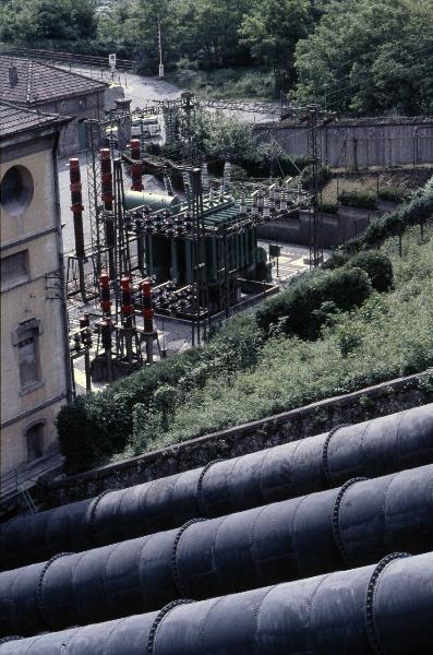 Cornate d'Adda - Centrale idroelettrica Bertini - Condotte forzate - Sottostazione elettrica