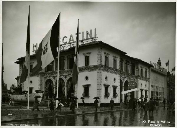 Milano - Fiera campionaria del 1939 - Padiglione Montecatini - Veduta