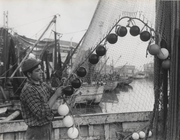 Ancona - Reti da pesca - Galleggianti