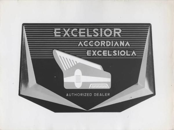 Sala posa - Materie plastiche - Vedril - Targa rivenditore Excelsior Accordiana Excelsiola
