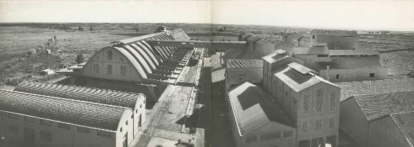 Catania - Stazione Bicocca - Prodotti chimici per l'agricoltura - Stabilimento perfosfato - Veduta panoramica