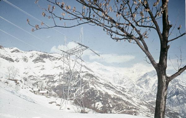 Passo della Forcola - Linea elettrica aerea da 380 Kv