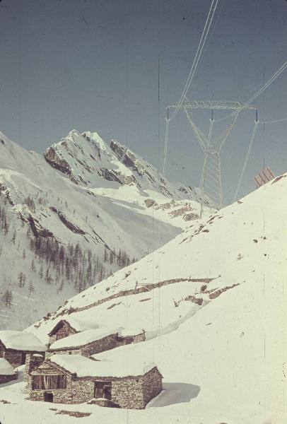 Passo della Forcola - Linea elettrica aerea da 380 Kv