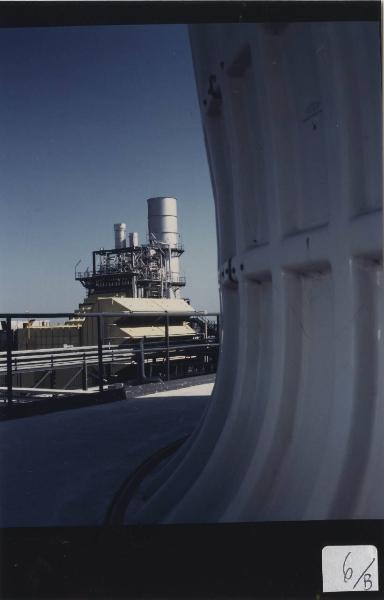 Porto Viro - Centrale termoelettrica - Complesso turbogas (TG) e generatore di vapore a recupero (GVR) - Torre di raffreddamento