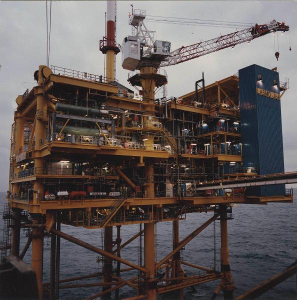 Regno Unito - Mare del Nord - Idrocarburi - Produzione gas - Campo Markham - Piattaforma Jasmo J6A