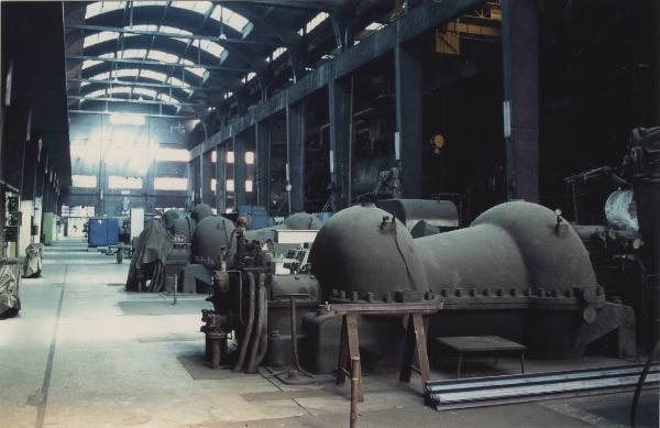 Piombino - Centrale termoelettrica 1 (CET1) - Sala macchine - Gruppi compressori