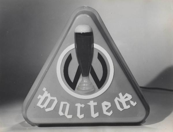 Sala posa - Materie plastiche - Vedril - Insegna luminosa birra Warteck