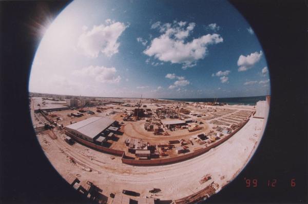 Egitto - Sidi Krir - Centrale termoelettrica - Cantiere di costruzione - Veduta