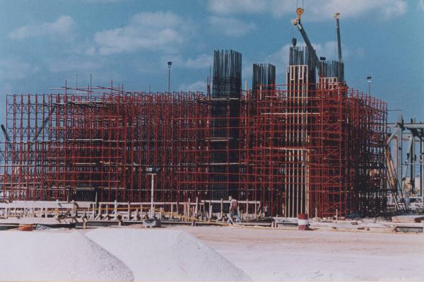 Egitto - Sidi Krir - Centrale termoelettrica - Cantiere di costruzione - Ponteggio