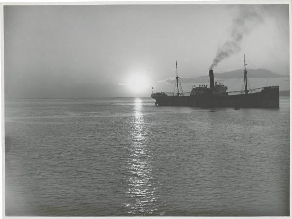 Trasporti marittimi - Piroscafo da carico Minerva - Mare