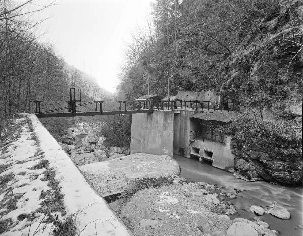 Dongo - Acciaierie e Ferriere Lombarde Falck - Impianto idroelettrico di Dongo - Centralina di Forno - Opera di presa Albano inferiore
