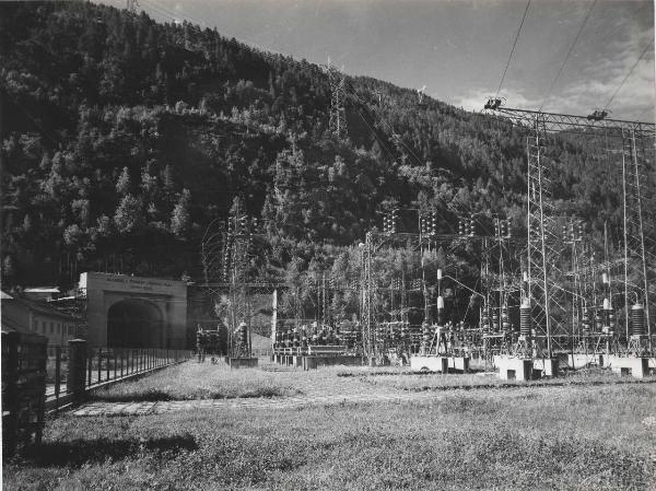 Teglio - Acciaierie e Ferriere Lombarde Falck - Impianto idroelettrico del Belviso - Centrale idroelettrica - Stazione di trasformazione elettrica