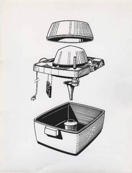 Riproduzione - Disegno - Umidificatore Vortumid della Vortice