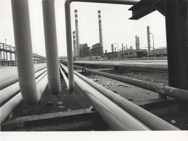 Porto Marghera - Divisione petrolchimica - Stabilimento - Tubi