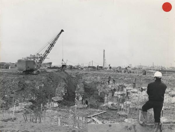 Porto Marghera - Stabilimento di Fusina - Scavi