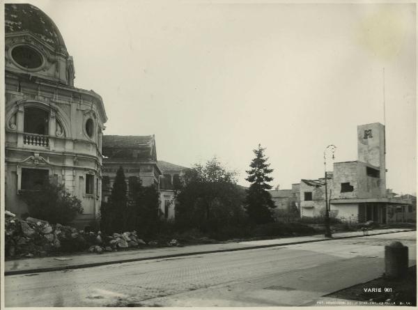 Milano - Fiera campionaria - Padiglione Montecatini prima dei bombardamenti del 1943