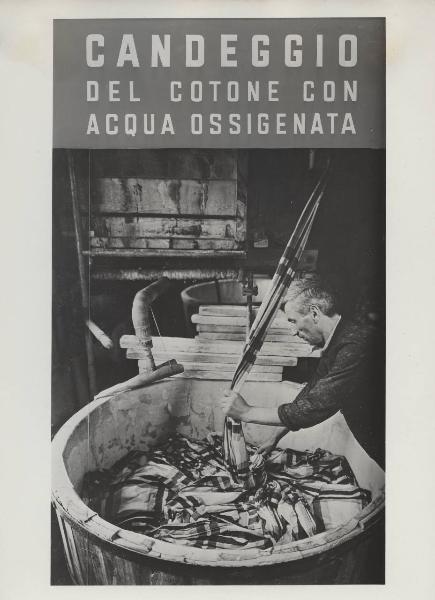 Milano - Fiera campionaria del 1947 - Padiglione Montecatini - Sala prodotti chimici per l'industria - Riproduzione tabelle e grafici statistici - Sbiancatura del sapone con l'albite