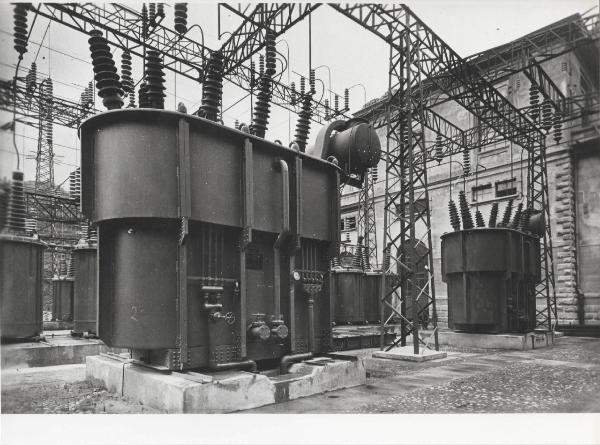 Cedegolo - Centrale idroelettrica - Stazione di trasformazione elettrica - Trasformatori