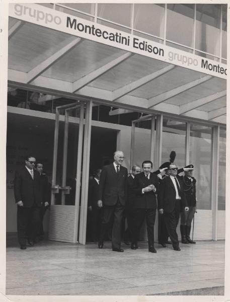 Milano - Fiera campionaria del 1968 - Visita autorità - Giulio Andreotti