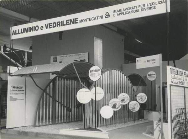 Milano - Fiera campionaria del 1964 - Padiglione Montecatini - Alluminio e Vedrilene - Alubox