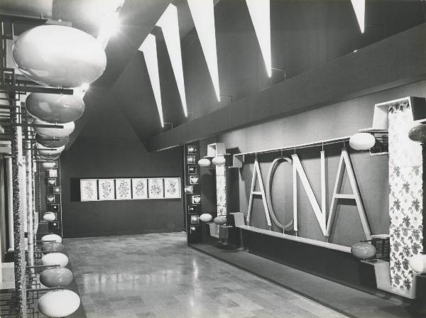 Milano - Fiera campionaria del 1960 - Padiglione Montecatini - Sala ACNA