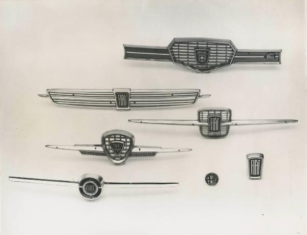 DIPR (Divisione petrolchimica e resine) - Materie plastiche - Vedril - Griglie e fregi anteriore Fiat