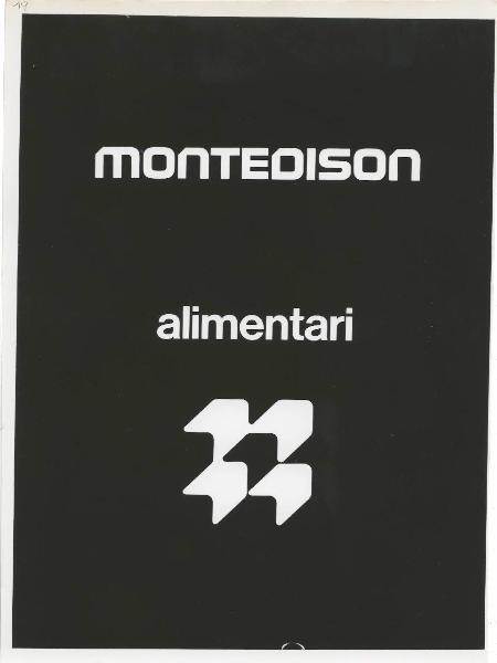 Milano - Fiera campionaria del 1973 - Padiglione Montedison - Riproduzione di pannello espositivo - Alimentari - Logo Montedison