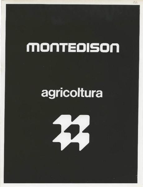 Milano - Fiera campionaria del 1973 - Padiglione Montedison - Riproduzione di pannello espositivo - Agricoltura - Logo Montedison