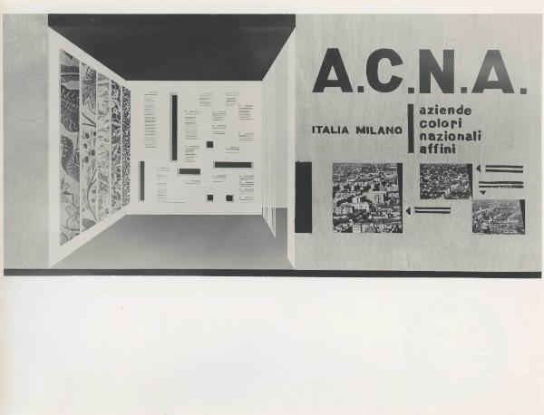 Poznan - Fiera internazionale del 1960 - Riproduzione - Bozzetto per la sala ACNA (Aziende Colori Nazionali Affini)