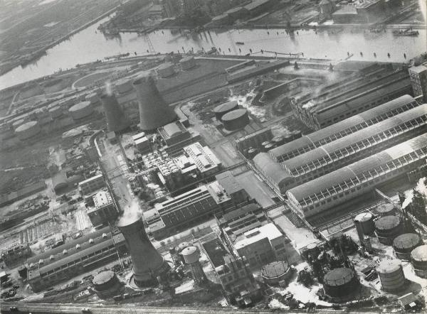 Porto Marghera - Settore concimi - Panoramica aerea