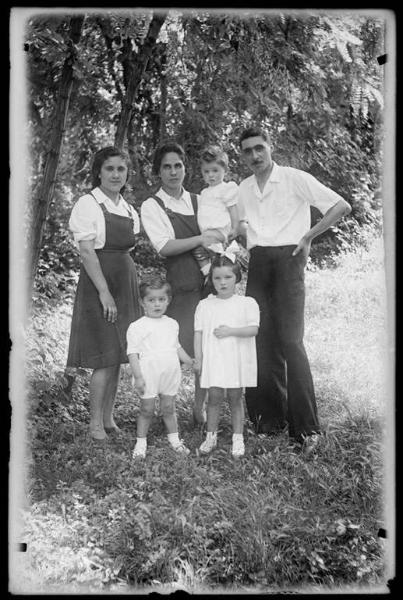 Famiglia nel bosco