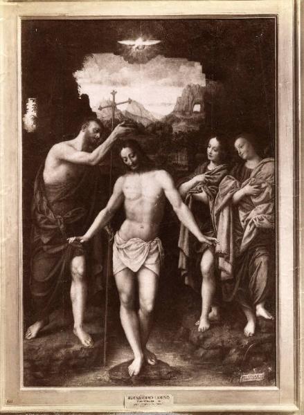Dipinto - Battesimo di Gesù - Bernardino Lanino - Milano - Brera - Pinacoteca