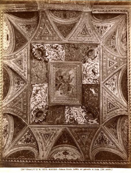 Dipinto - Soffitto - Gabinetto di Troia - Mantova - Palazzo Ducale