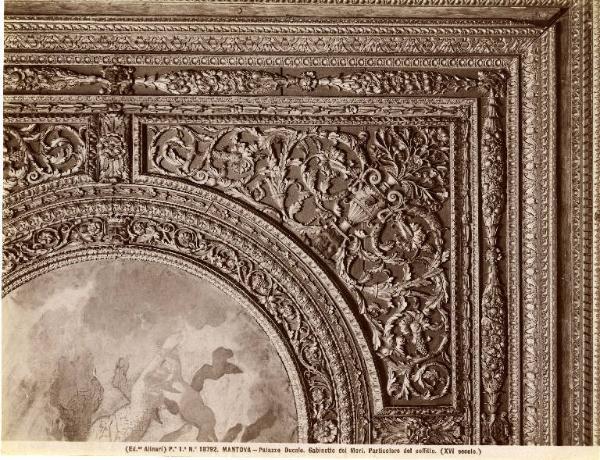 Dipinto - Soffitto - Gabinetto dei Mori - particolare decorativo - Mantova - Palazzo Ducale